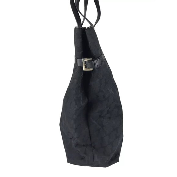 Lancel Women Black Inner Zip Pocket Adjustable Double Handles Tote Bag - Picture 6 of 10